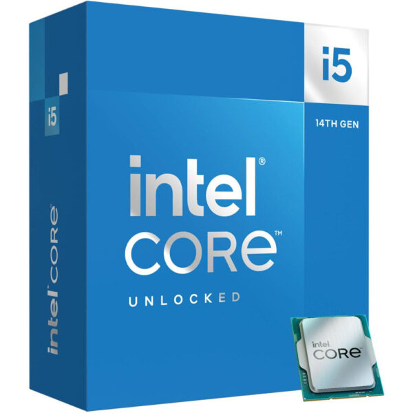 Intel Core i5-14600K LGA 1700 6 P Core + 8 E Core 20 Thread Processor