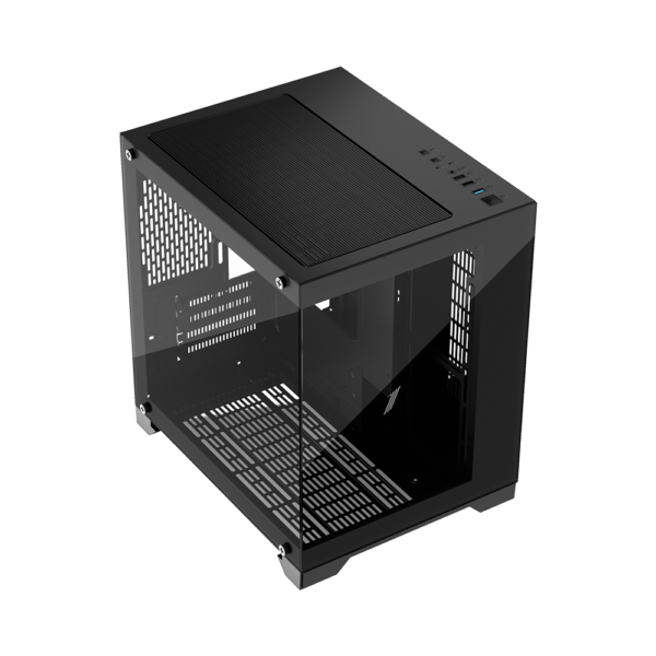 1STPlayer MV5-TP MATX ARGB Fan PC Case Black - Image 3