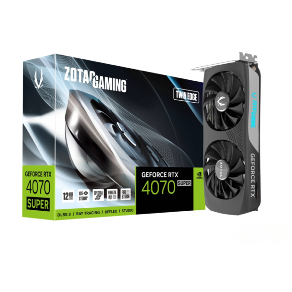 Zotac Gaming Geforce RTX 4070 Super Twin Edge OC 12GB DDR6X Graphic Card