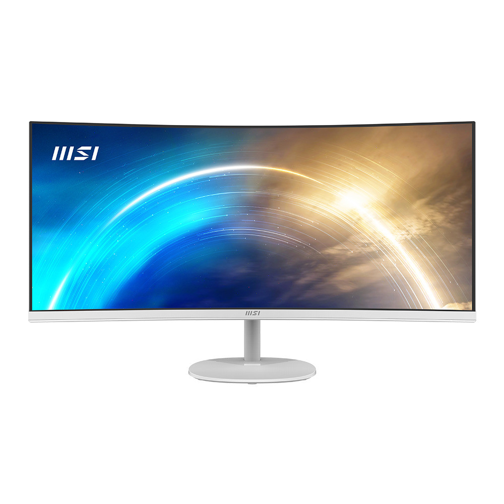 MSI Pro MP341CQW 34″ VA UWQHD 100Hz 1ms Curved White Business Monitor