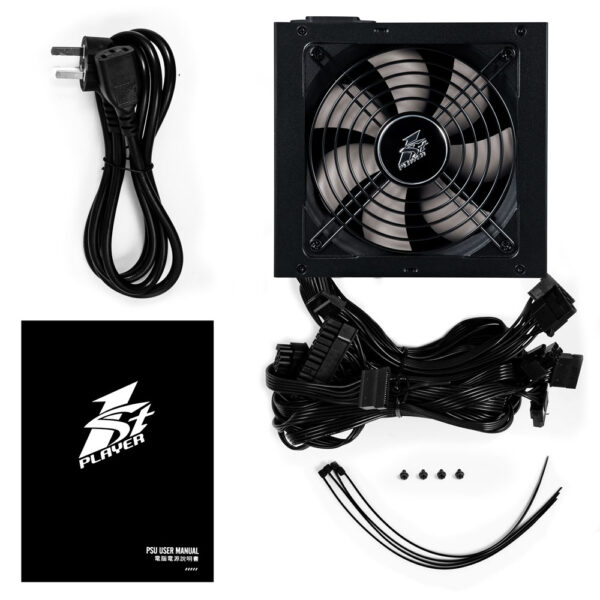 1st Player DK 6.0 Premium ATX 600W 80 Plus Bronze Power Supply - Image 4