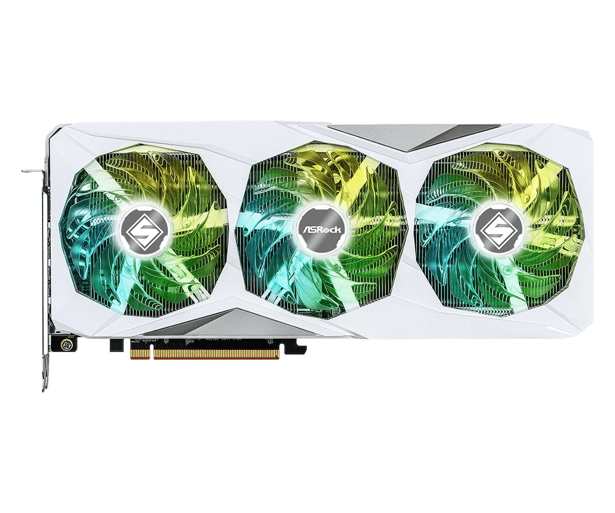 ASRock AMD Radeon RX7700 XT Steel Legend 12GB OC DDR6 Graphic Card - Image 2