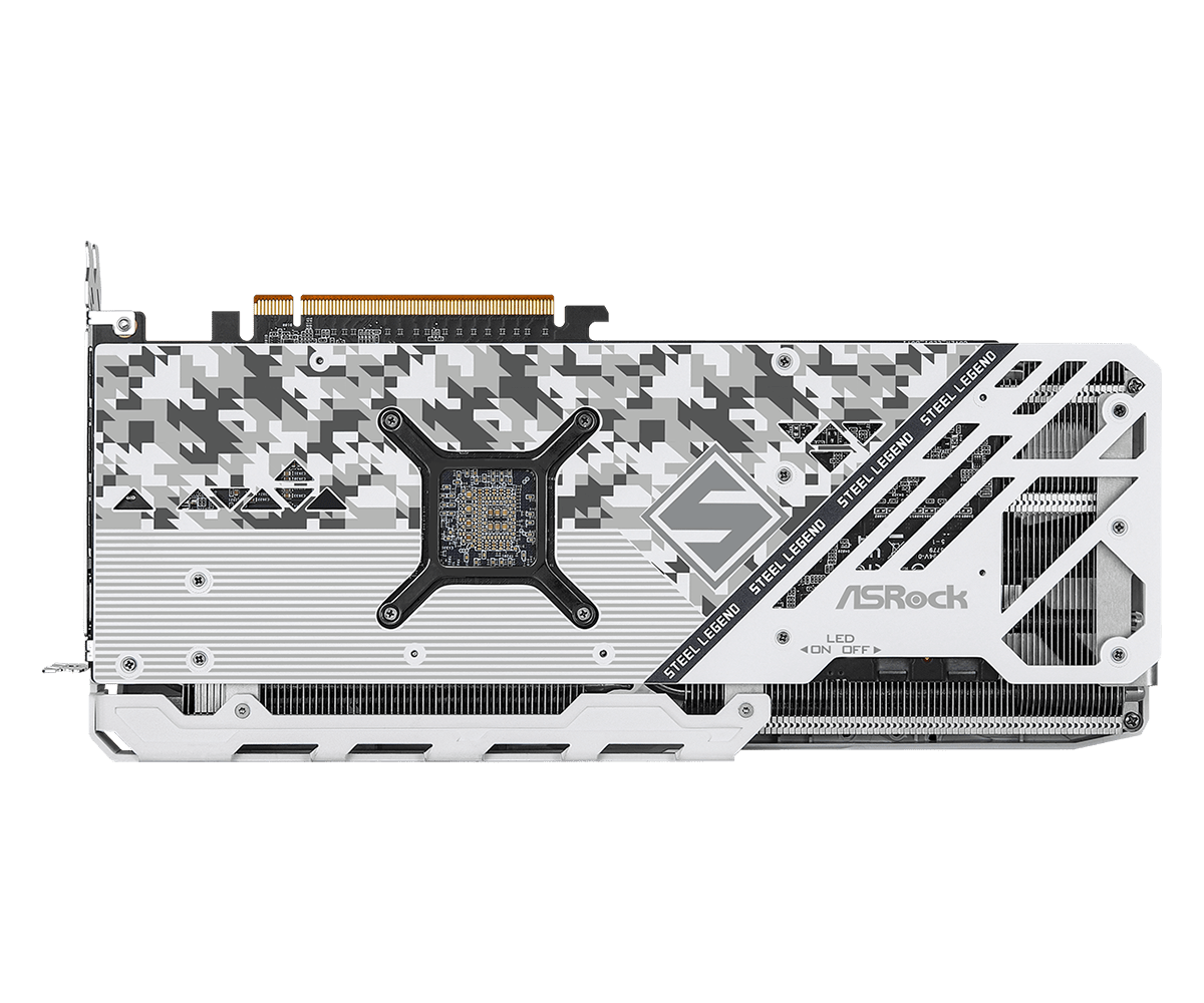 ASRock AMD Radeon RX7700 XT Steel Legend 12GB OC DDR6 Graphic Card - Image 5