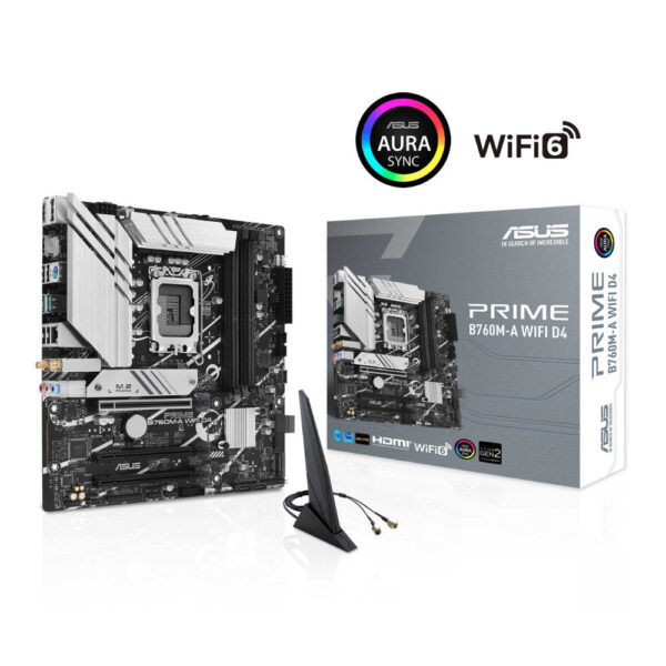 Asus Prime B760M-A Wifi D4 LGA 1700 Matx Motherboard