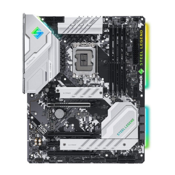 Asrock Z690 Steel Legend ATX Motherboard LGA1700 4 Ram Slot M.2 x 3 PCIEx16 x 3