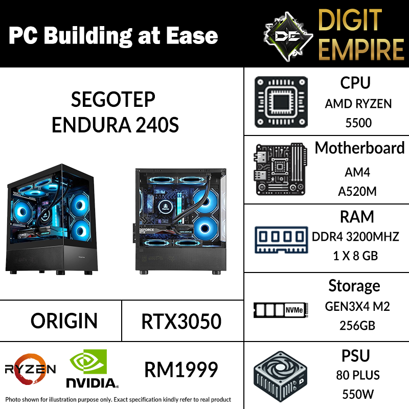 ORIGIN | Ryzen 5500 | RTX 3050