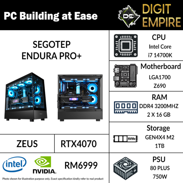 ZEUS | Intel I7-14700K | RTX4070